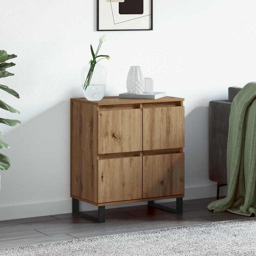vidaXL Sideboard Brun 60 x 35 x 70 cm Konstruerat trä