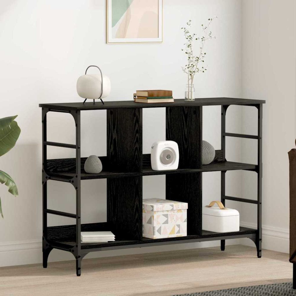 vidaXL Sideboard Svart 102 x 32 x 73.5 cm Konstruerat trä