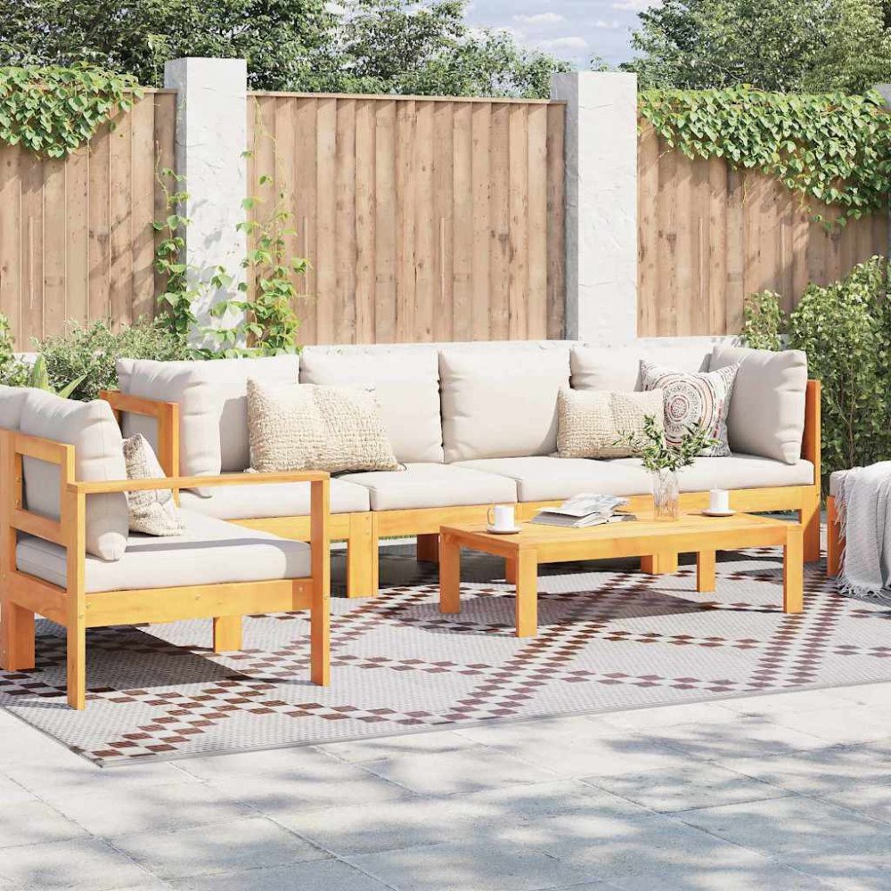 vidaXL Utomhusmatta Brun och vit 300 x 400 cm PP
