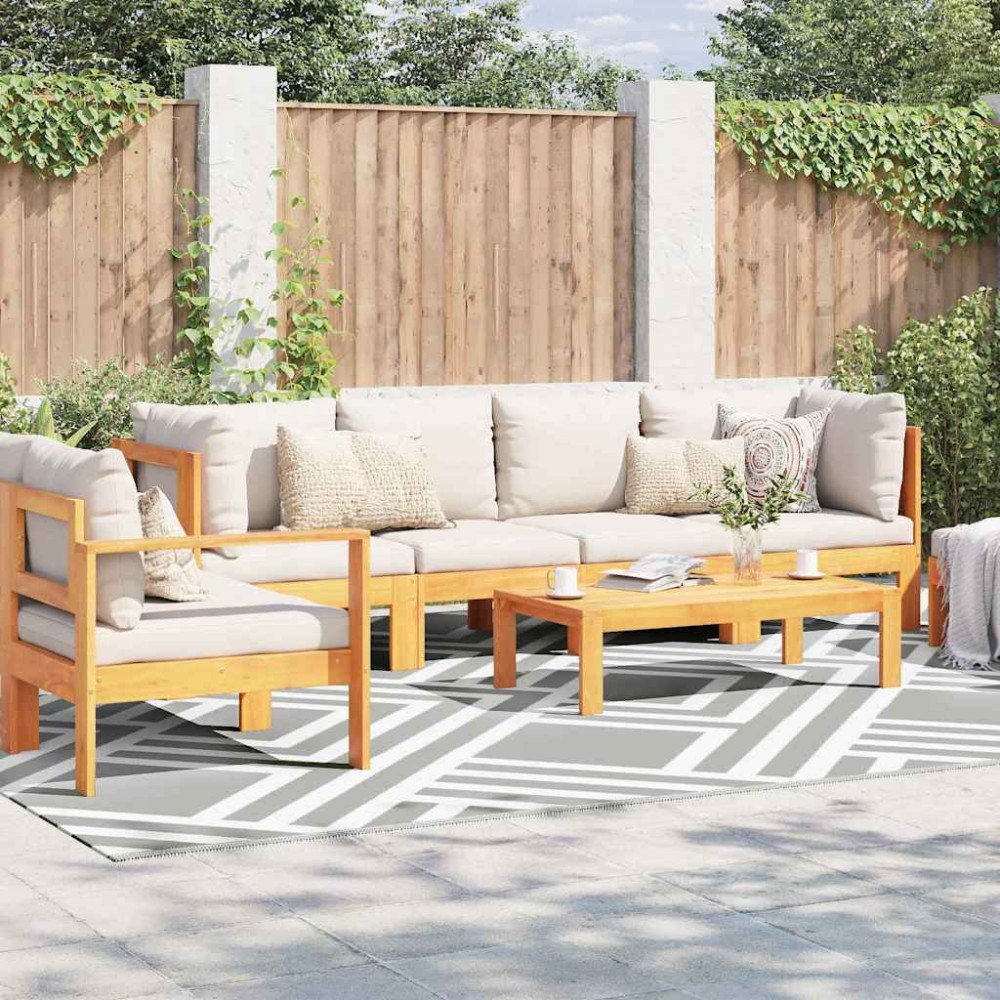 vidaXL Utomhusmatta Grå 300 x 400 cm PP