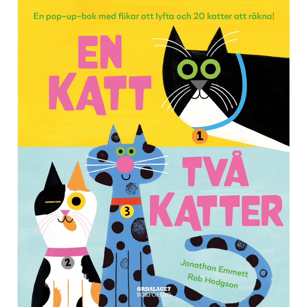 Jonathan Emmett En katt, två katter (bok, board book)