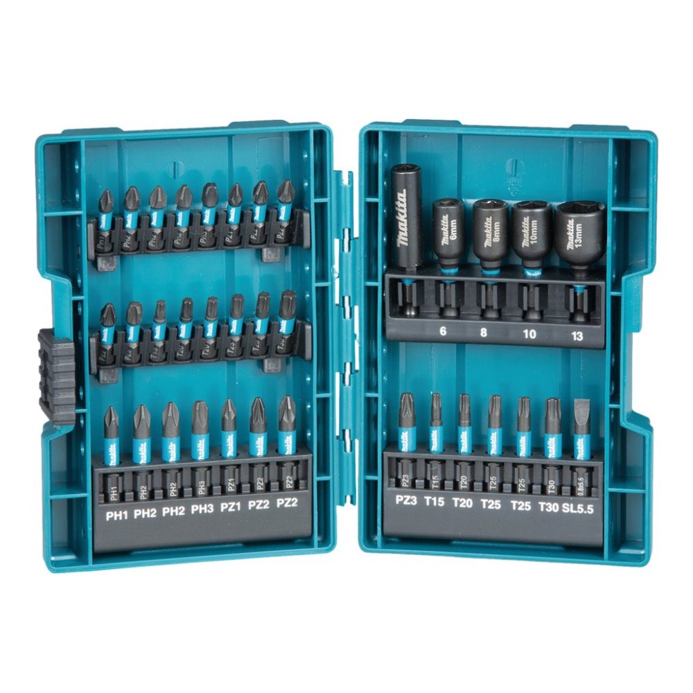 Makita Makita Impact Black sats med skruvmejselbits och hylsor - 35 delar