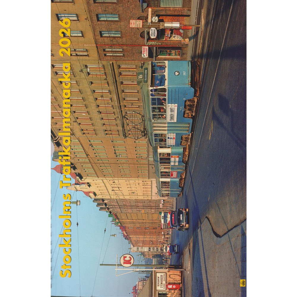 Trafik-Nostalgiska Förlaget Stockholms Trafikalmanacka 2026 (bok, spiral)