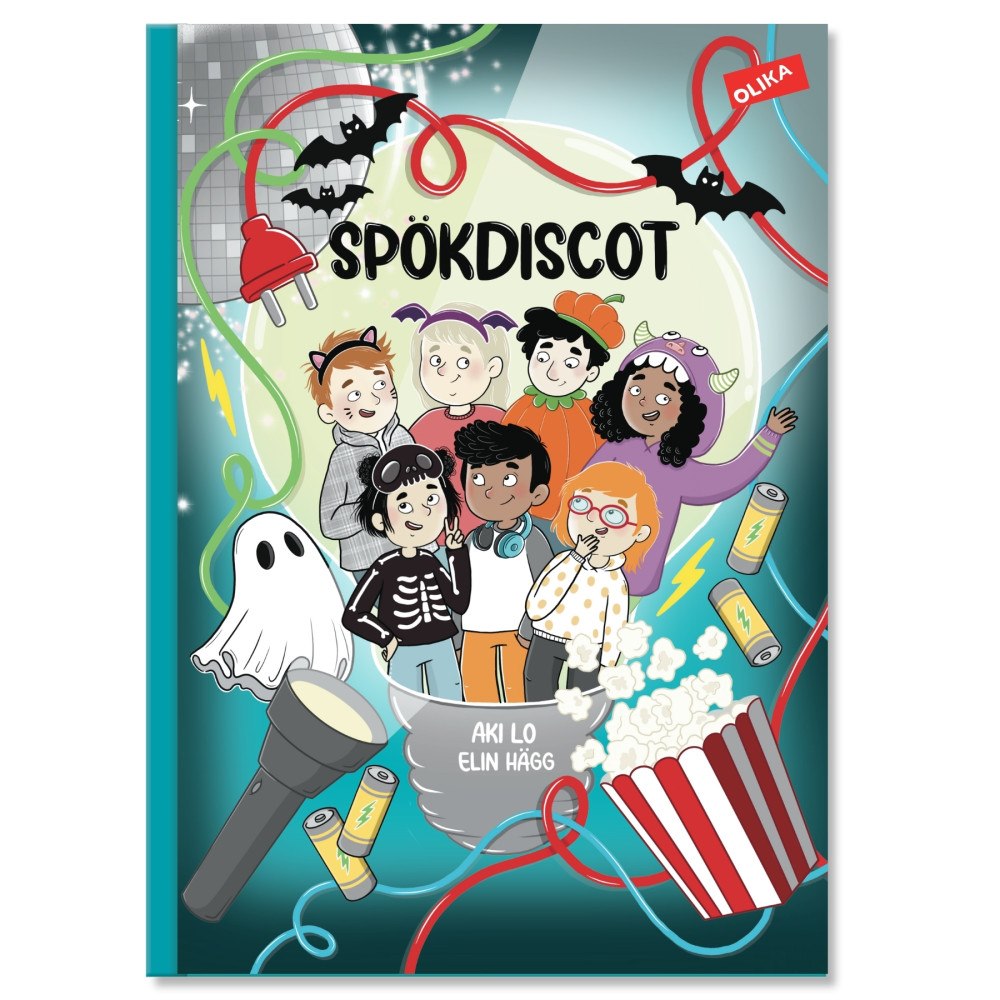 Aki Lo Spökdiscot - med rolig fakta om el! (inbunden)