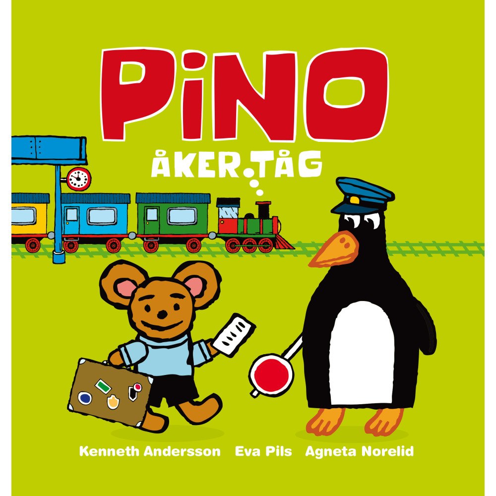 Pinolek Pino åker tåg (inbunden)
