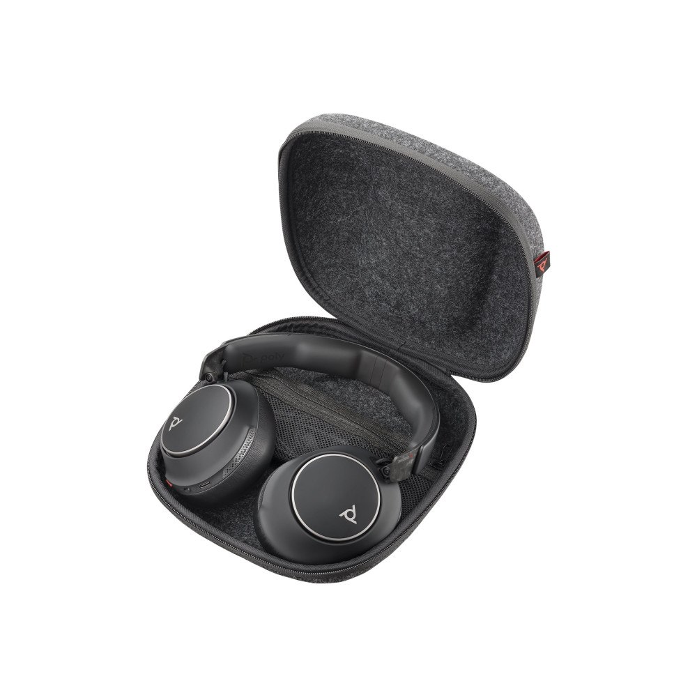 Hewlett-Packard Poly Voyager Surround 80 UC - headset - USB-C via Bluetooth-adapter