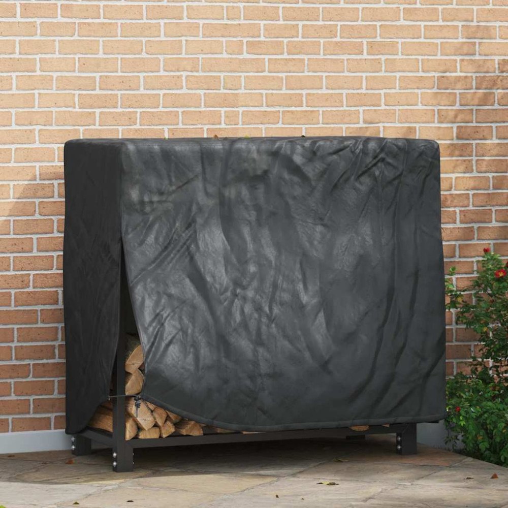 vidaXL Utomhusmöbelöverdrag Svart 122 x 61 x 106 cm 420D tyg