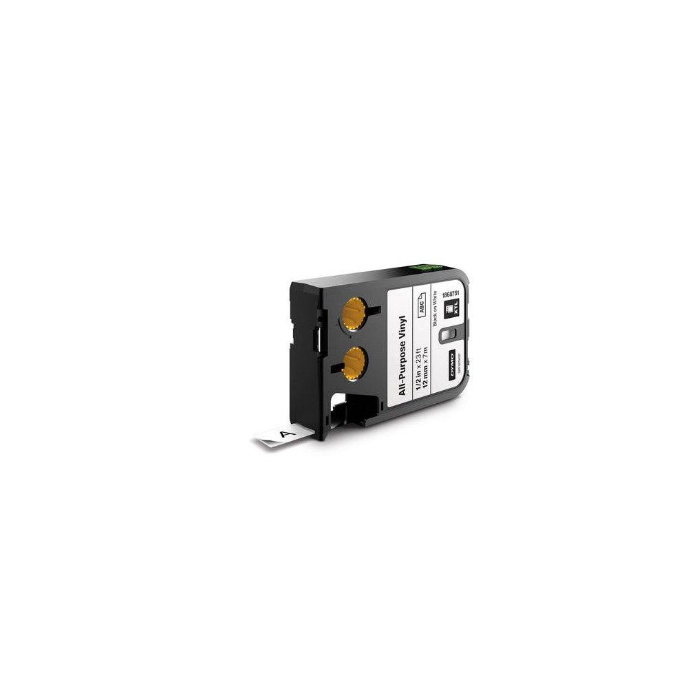 DYMO Tape DYMO XTL 12mm sva på vit 7m 1868751