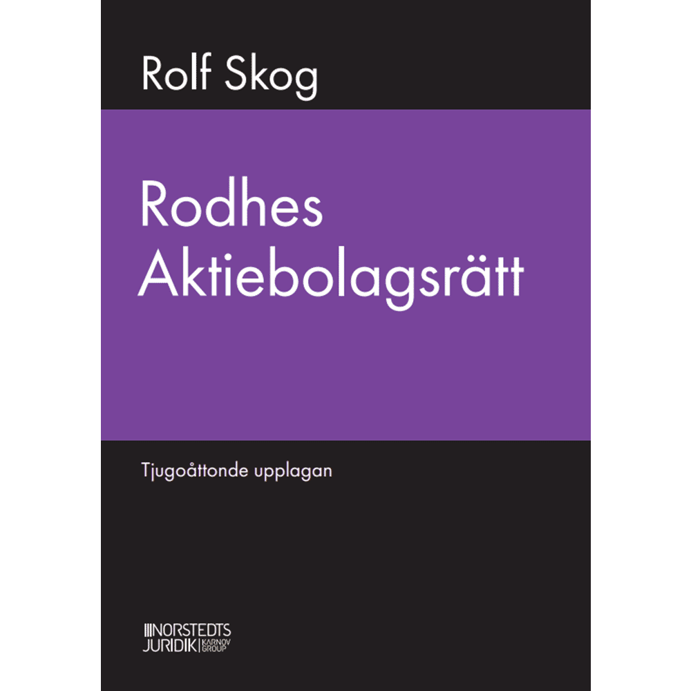 Rolf Skog Rodhes aktiebolagsrätt (häftad)
