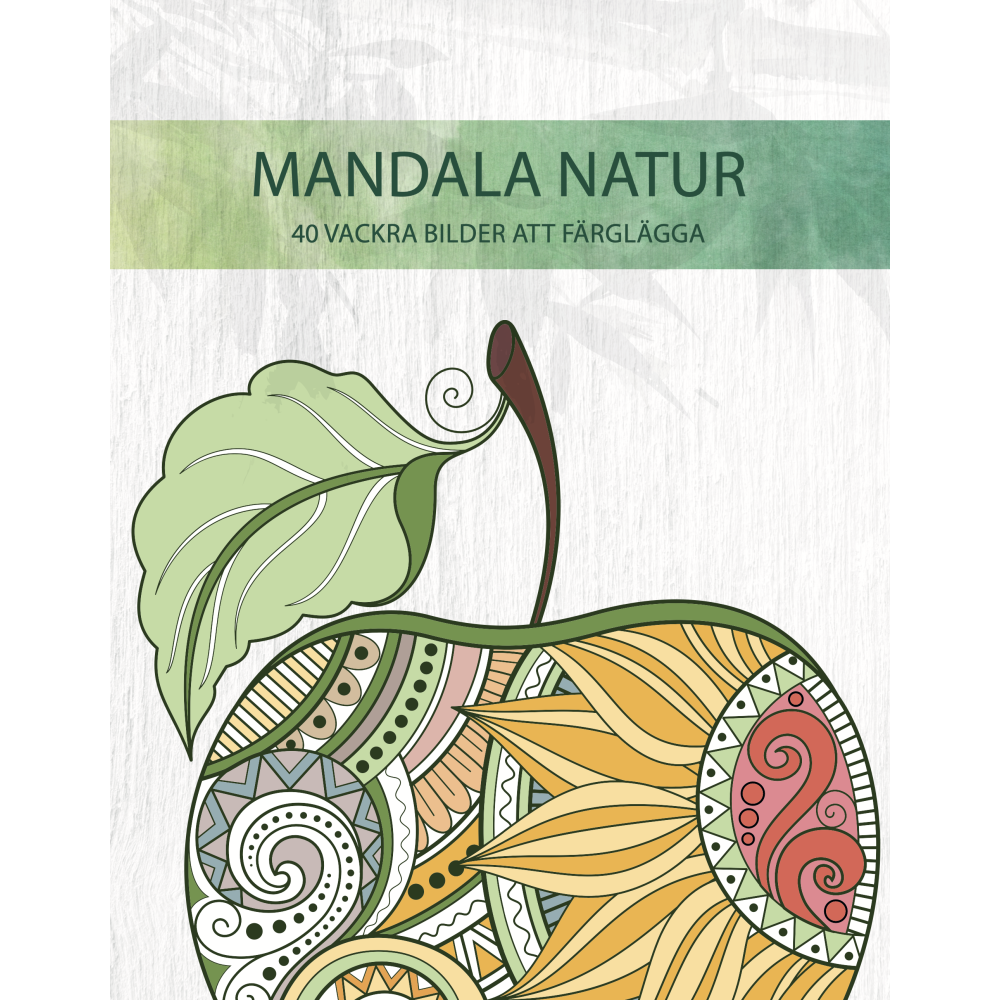 Tukan Förlag Mandala natur : 40 vackra bilder att färglägga (häftad)
