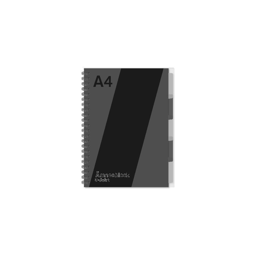No Brand Ant.block A4 70g 120 blad med 5 avdelar