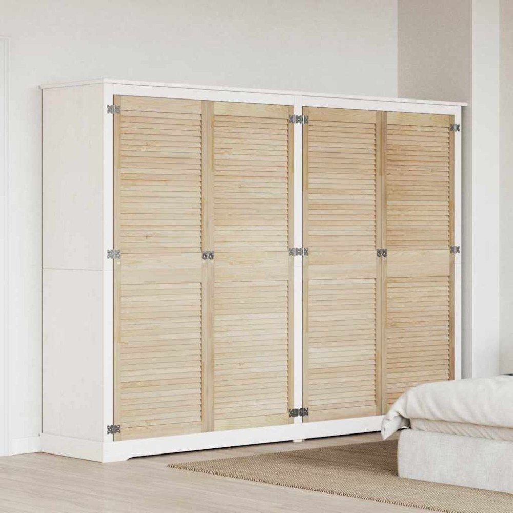 vidaXL Skåpdörrar Other 4 pcs Brun 170 x 59.5 x 2.1 cm Massiv furu