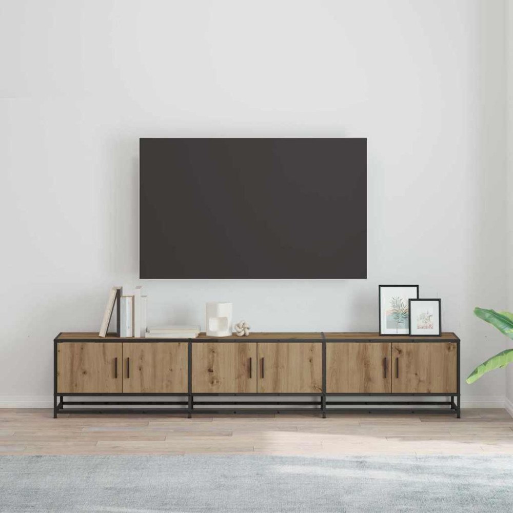 vidaXL TV-skåp artisan ek 210 x 35 x 41 cm Konstruerat trä