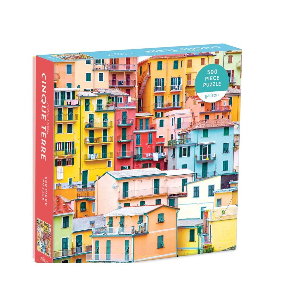Erin Summer Galison Ciao from Cinque Terre 500 Piece Puzzle