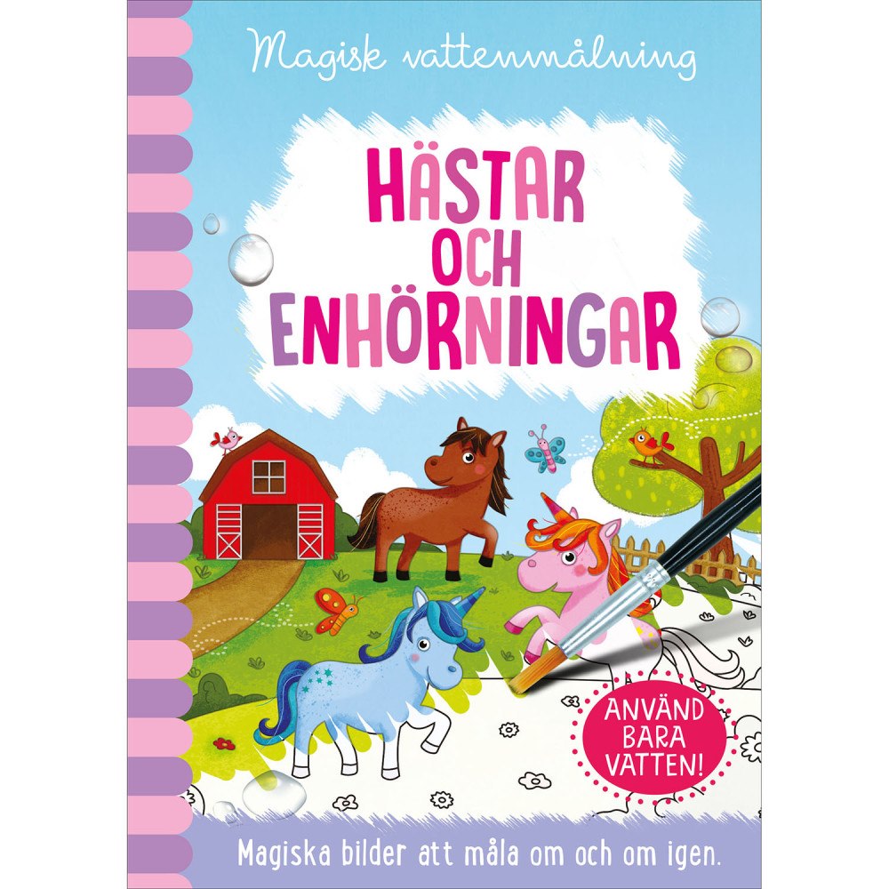Barthelson Förlag Magisk vattenmålning: Hästar och enhörningar