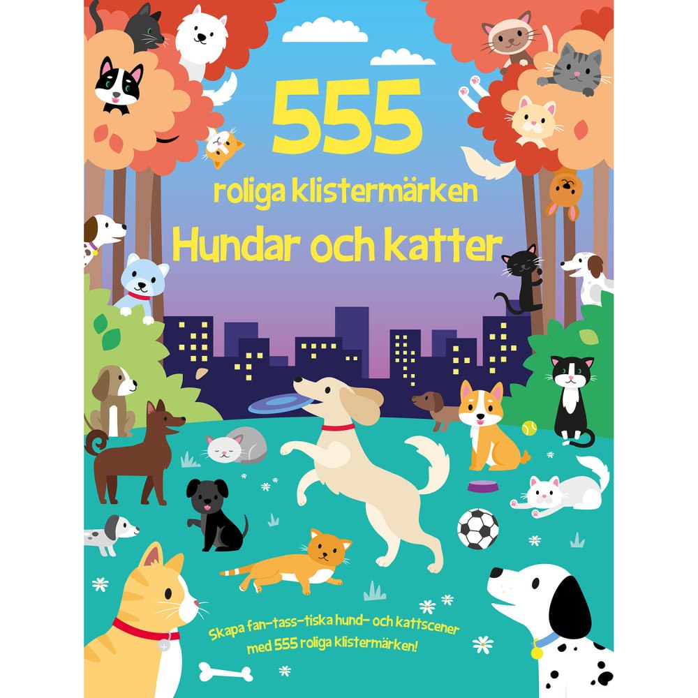 Lind & Co 555 roliga klistermärken : Hundar och katter