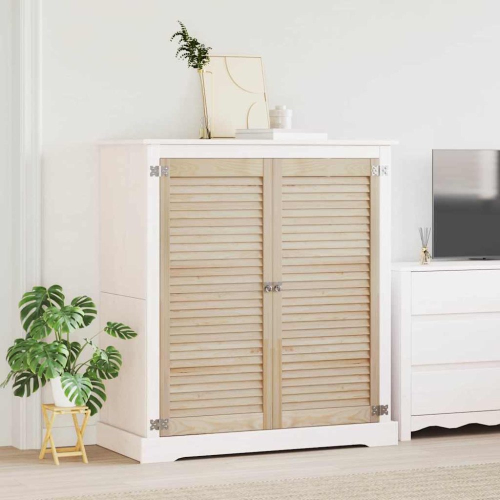 vidaXL Skåpdörrar Övrigt 2 pcs Brun 110 x 49.5 x 2.1 cm Massiv furu