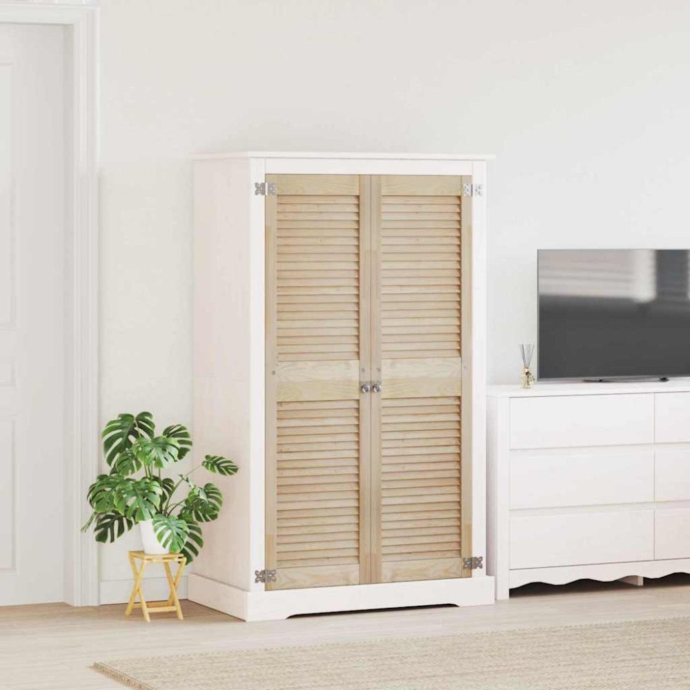 vidaXL Skåpdörrar Övrigt 2 pcs Brun 140.5 x 39.5 x 2.1 cm Massiv furu