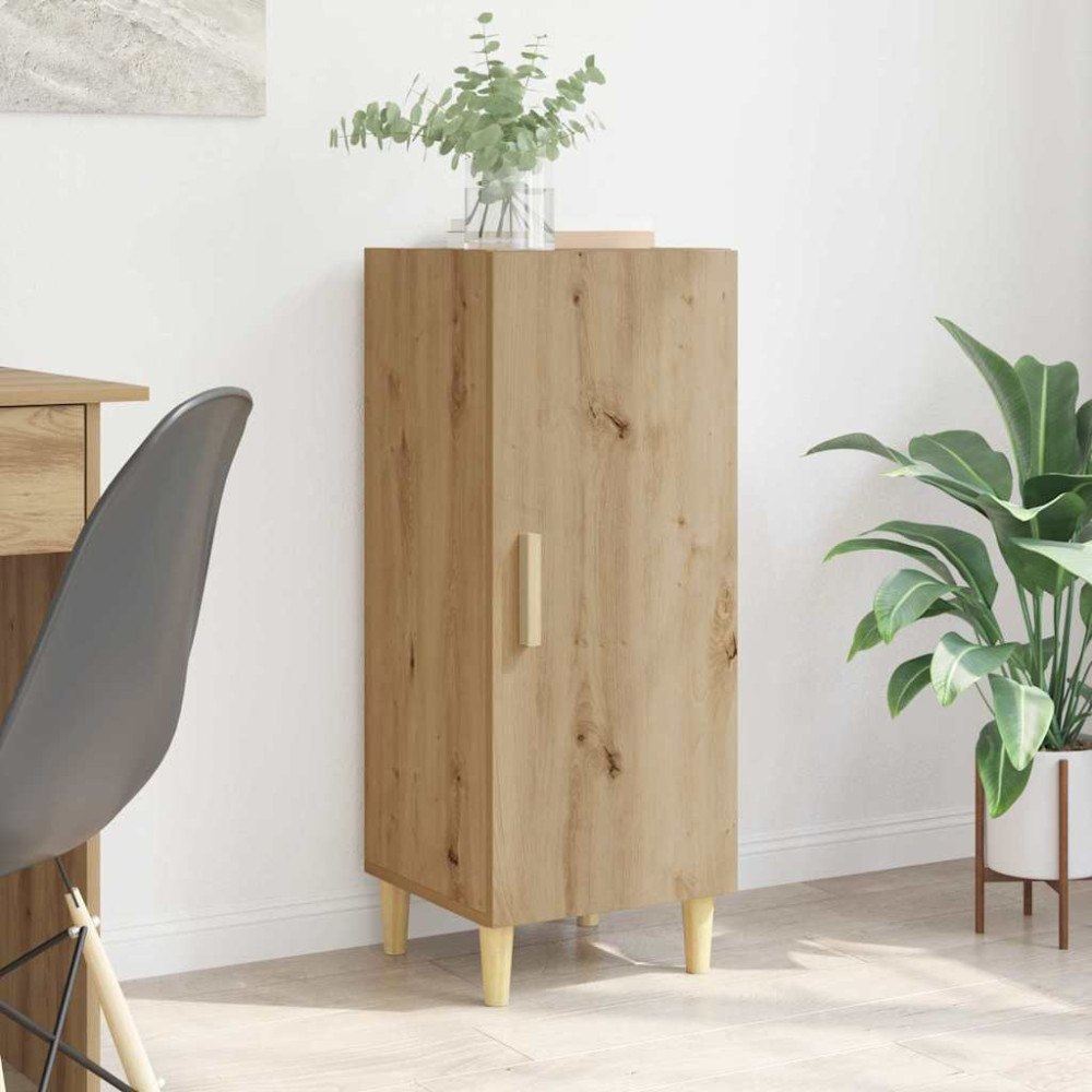 vidaXL Sideboard artisan ek 34.5 x 34 x 90 cm Konstruerat trä