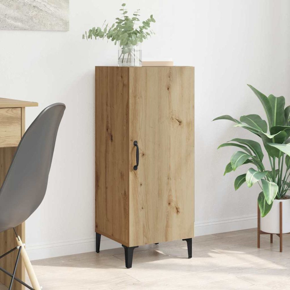 vidaXL Sideboard artisan ek 34.5 x 34 x 90 cm Konstruerat trä