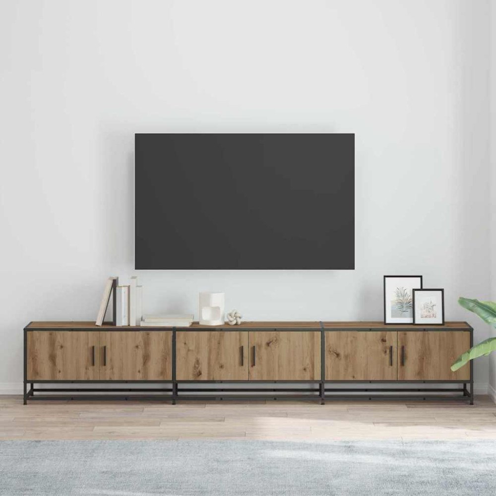 vidaXL TV-skåp artisan ek 240 x 35 x 41 cm Konstruerat trä