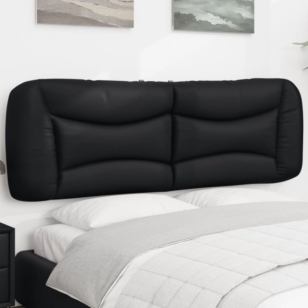 vidaXL Dyna till huvudgavel svart 152 cm konstläder