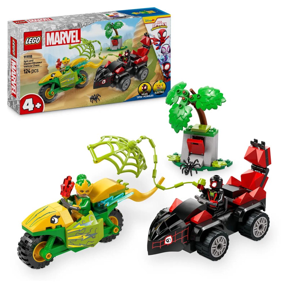 LEGO® LEGO® Marvel 11198 Spin And Electro Dinosaur Vehicle Chase