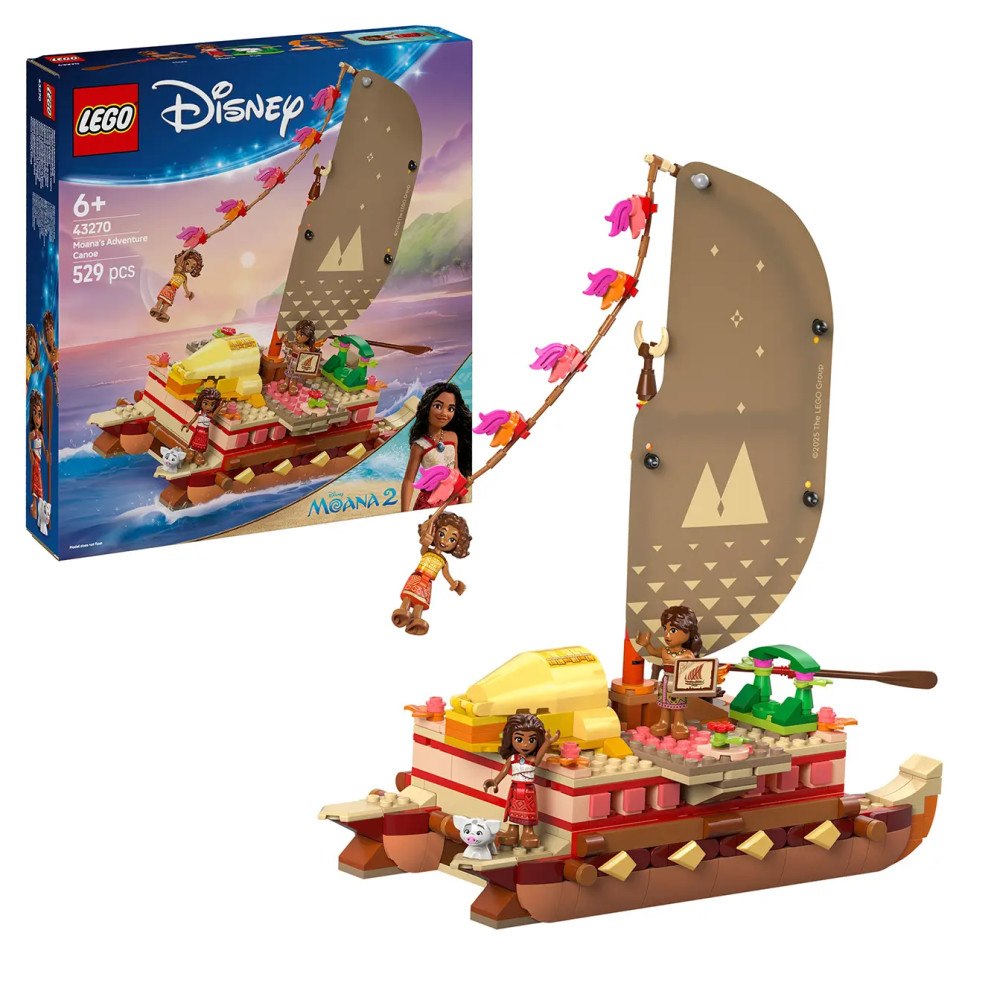 LEGO® LEGO® │ Disney 43270 Moana's Adventure Canoe