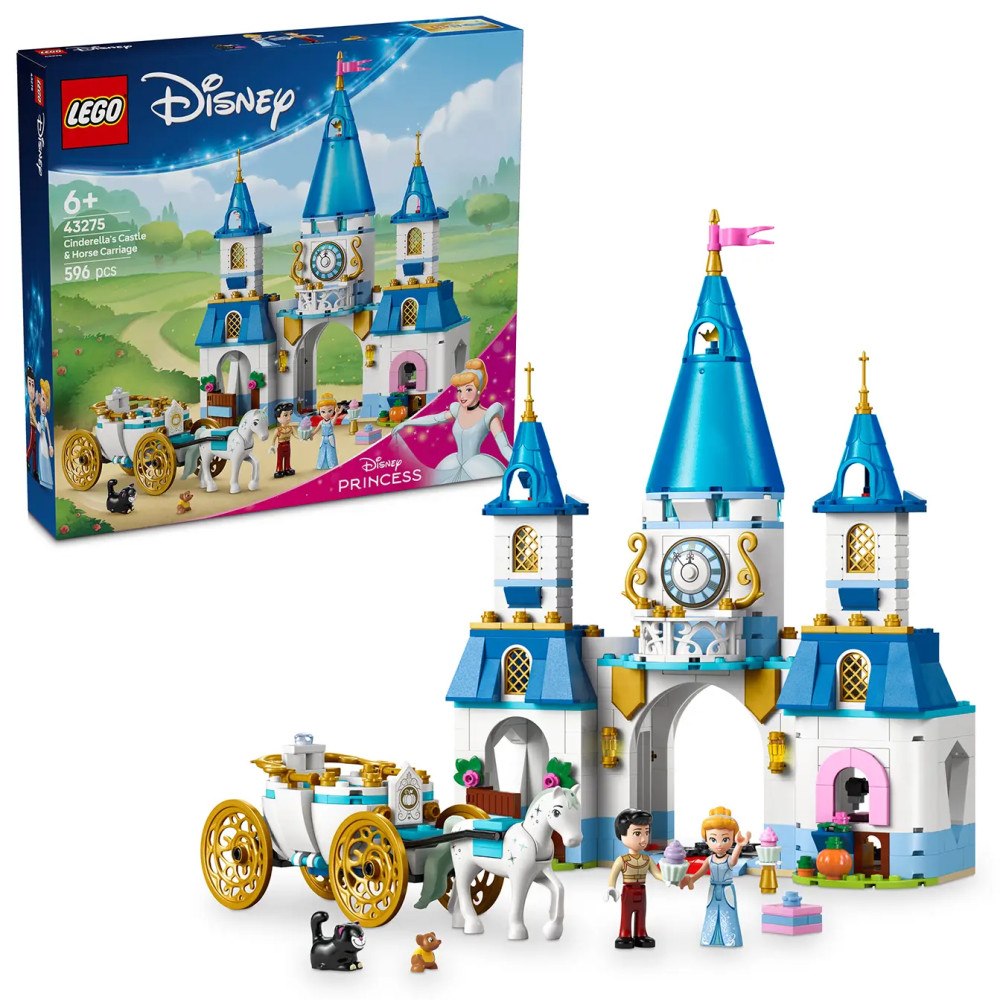 LEGO® LEGO® │ Disney Princess 43275 Cinderella's Castle & Horse Carriage