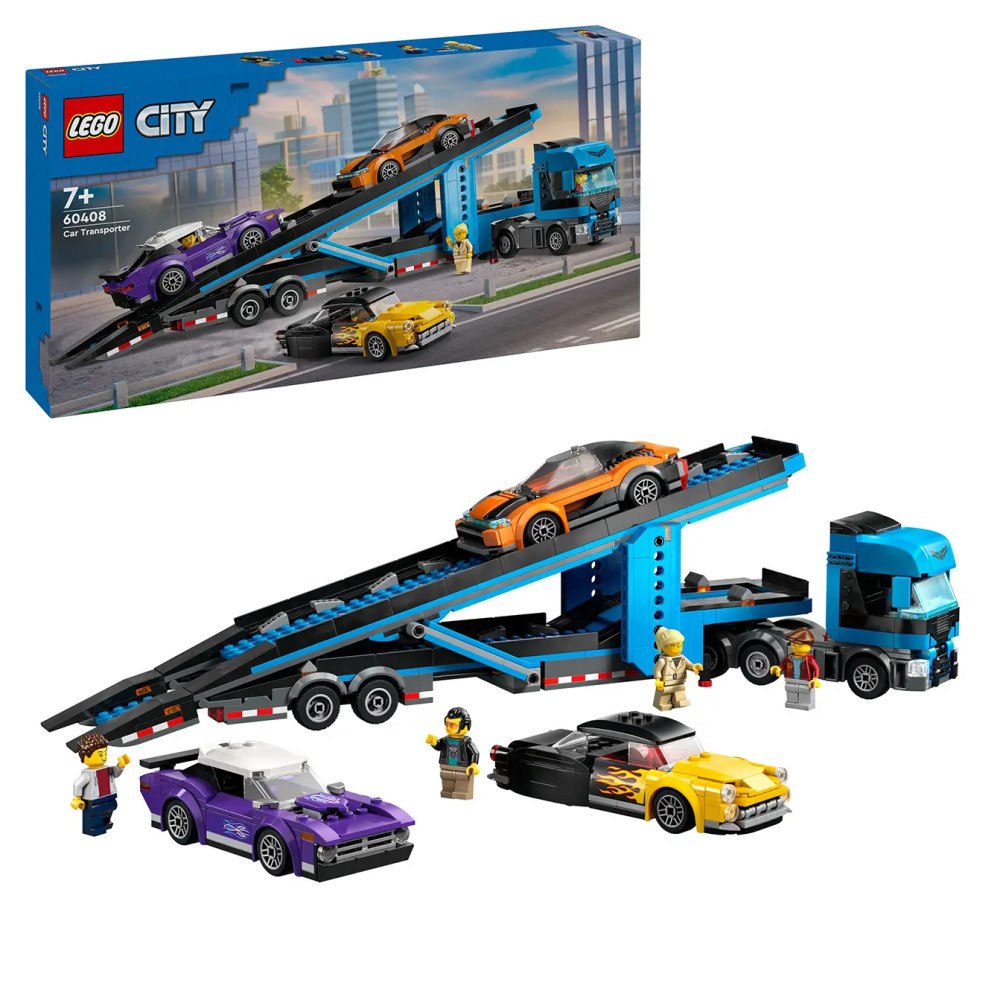 LEGO® LEGO® City 60408 Car Transporter Truck With Sports Cars