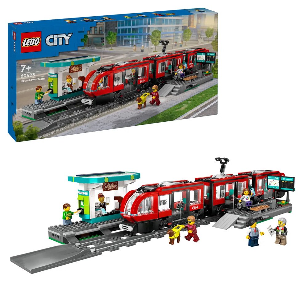 LEGO® LEGO® City 60423 Downtown Streetcar And Station