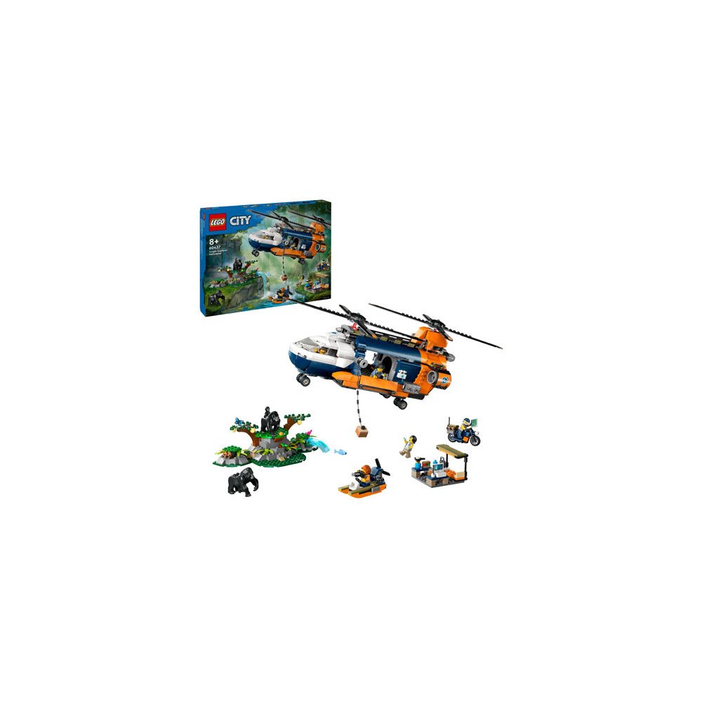LEGO® LEGO® City 60437 Jungle Explorer Helicopter At Base Camp