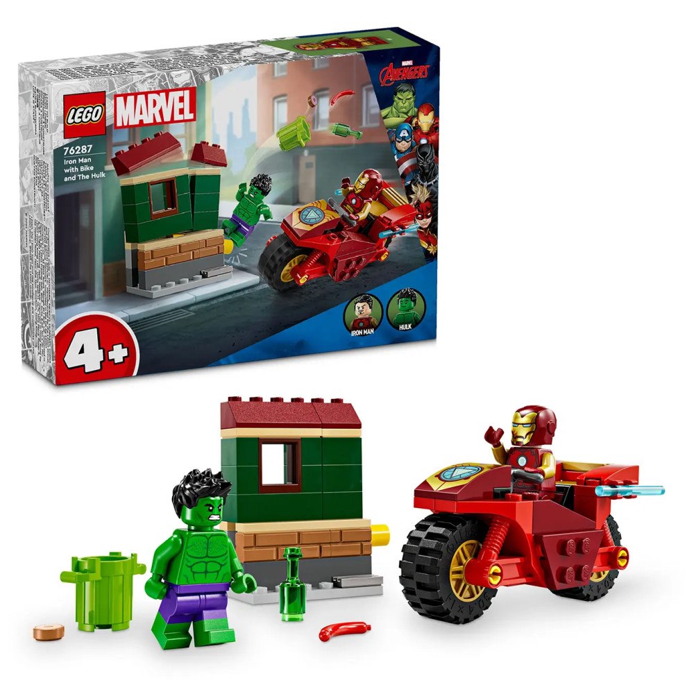 LEGO® LEGO® Marvel 76287 Iron Man With Bike And The Hulk