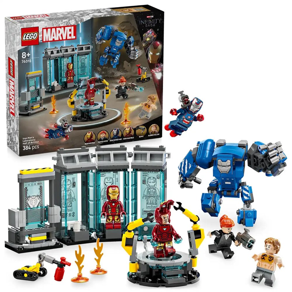 LEGO® LEGO® Marvel 76315 Iron Man's Laboratory: Hall of Armor