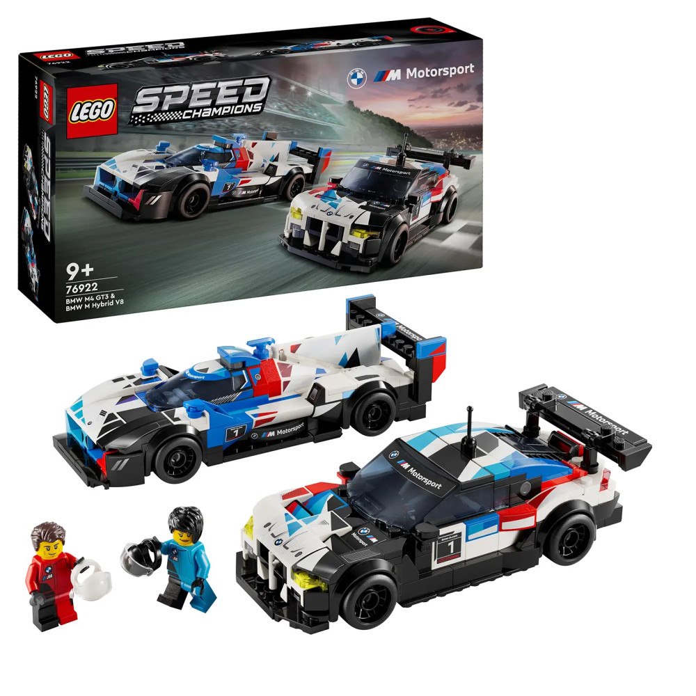 LEGO® LEGO® Speed Champions 76922 BMW M4 Gt3 & BMW M Hybrid V8 Race Cars