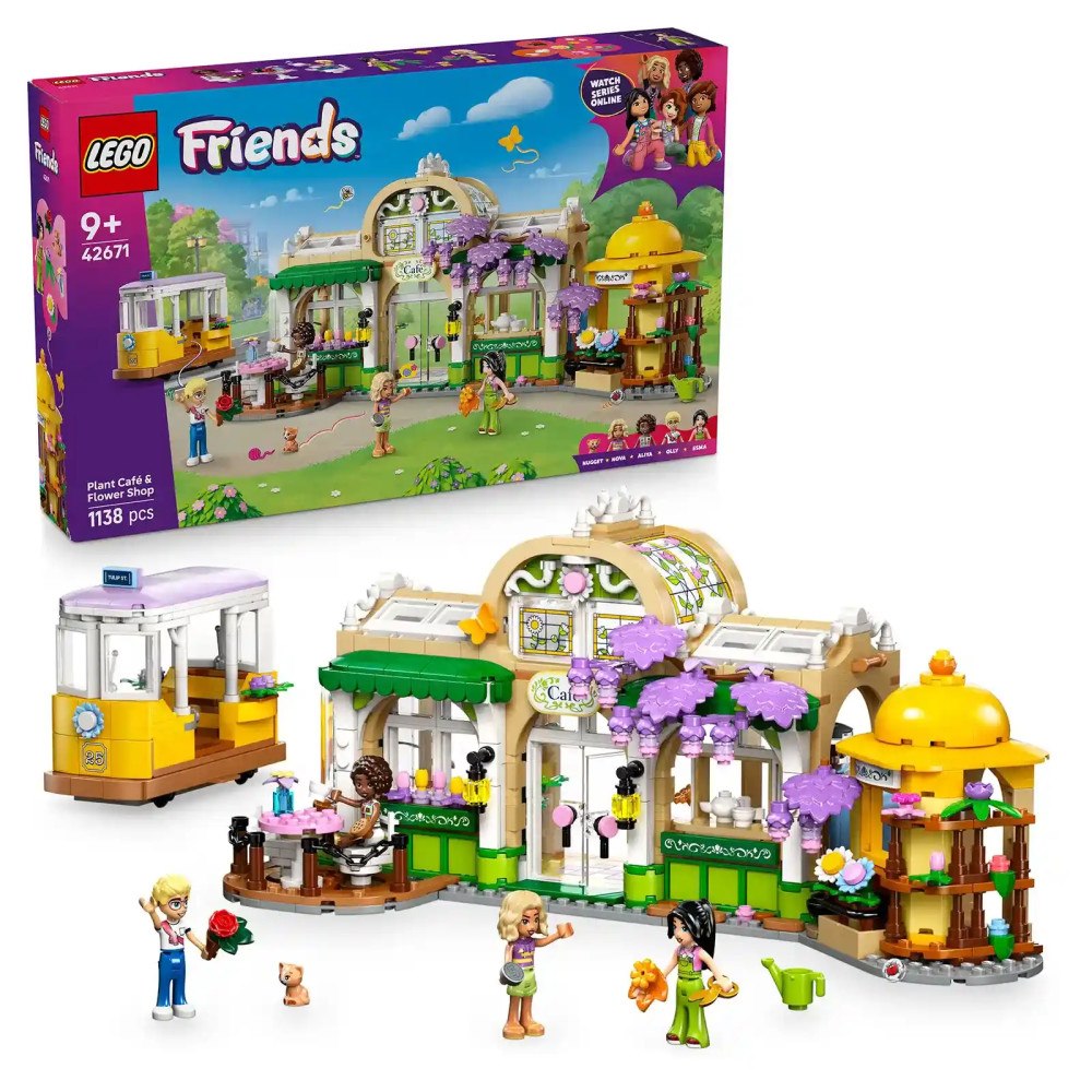 LEGO® LEGO® Friends 42671 Kavárna plná rostlin a květinářství