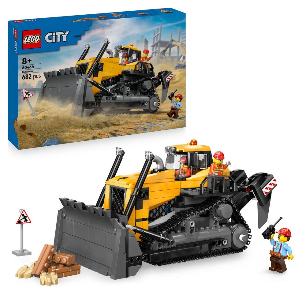 LEGO® LEGO® City 60466 Žlutý buldozer