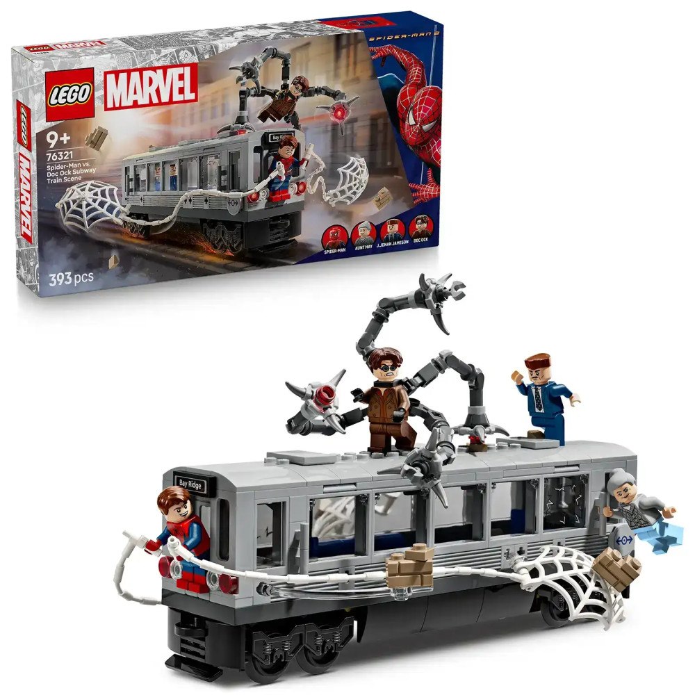 LEGO® LEGO® ǀ Marvel 76321 Spider-Man vs. Doc Ock: Scéna v metru