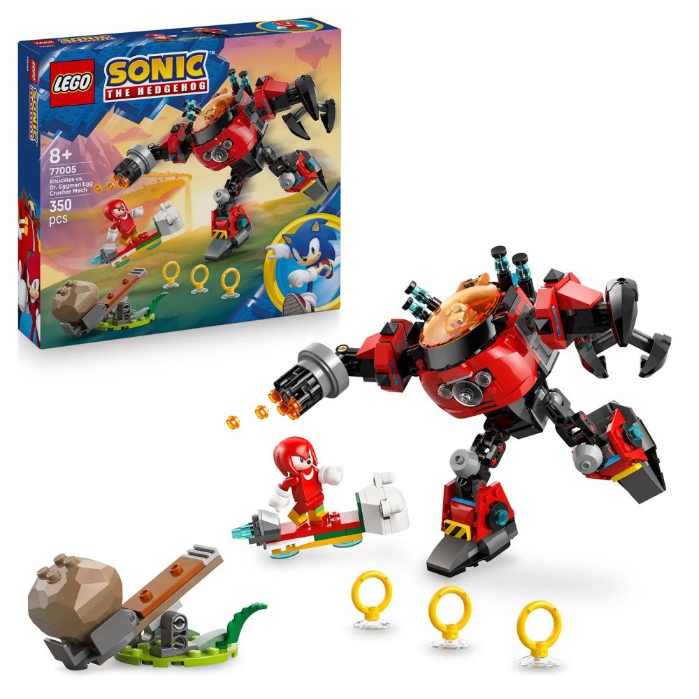 LEGO® LEGO® Sonic the Hedgehog™ 77005 Knuckles vs. Dr. Eggman: Robotický oblek Egg Crusher