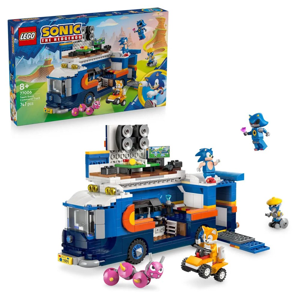 LEGO® LEGO® Sonic the Hedgehog™ 77006 Velitelské vozidlo týmu Sonic