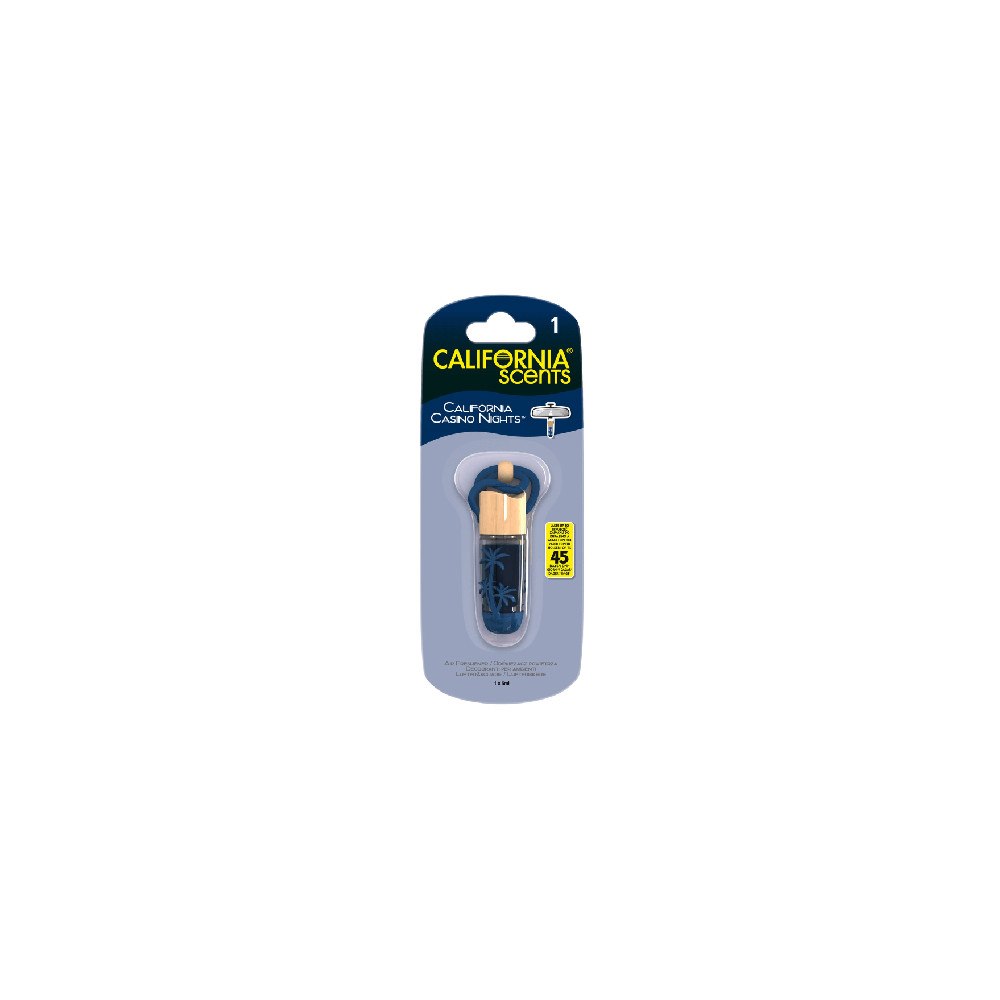 California Scents California Scents Hanging Vial California Casino Nights vůně do auta 5 ml