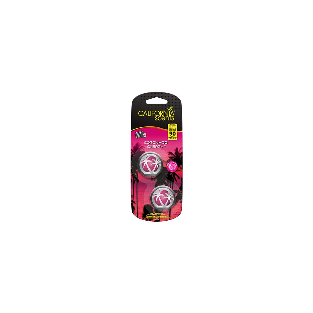 California Scents California Scents Mini Diffuser Coronado Cherry vůně do auta 2 x 3 ml