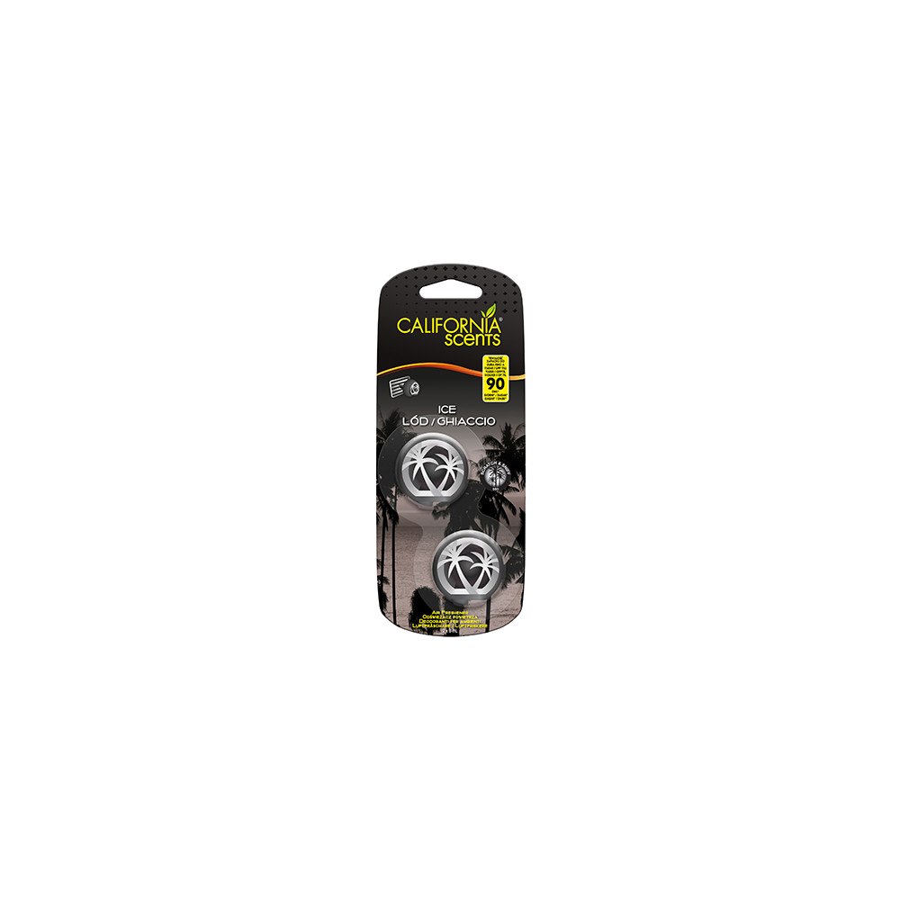 California Scents California Scents Mini Diffuser Ice vůně do auta 2 x 3 ml