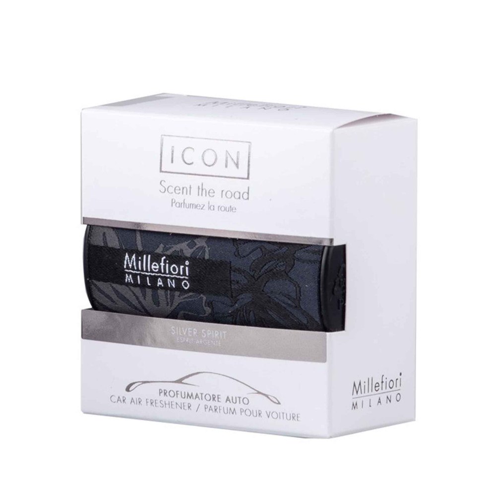 Millefiori Millefiori Icon Textil Floral Silver Spirit Car Air Freshener