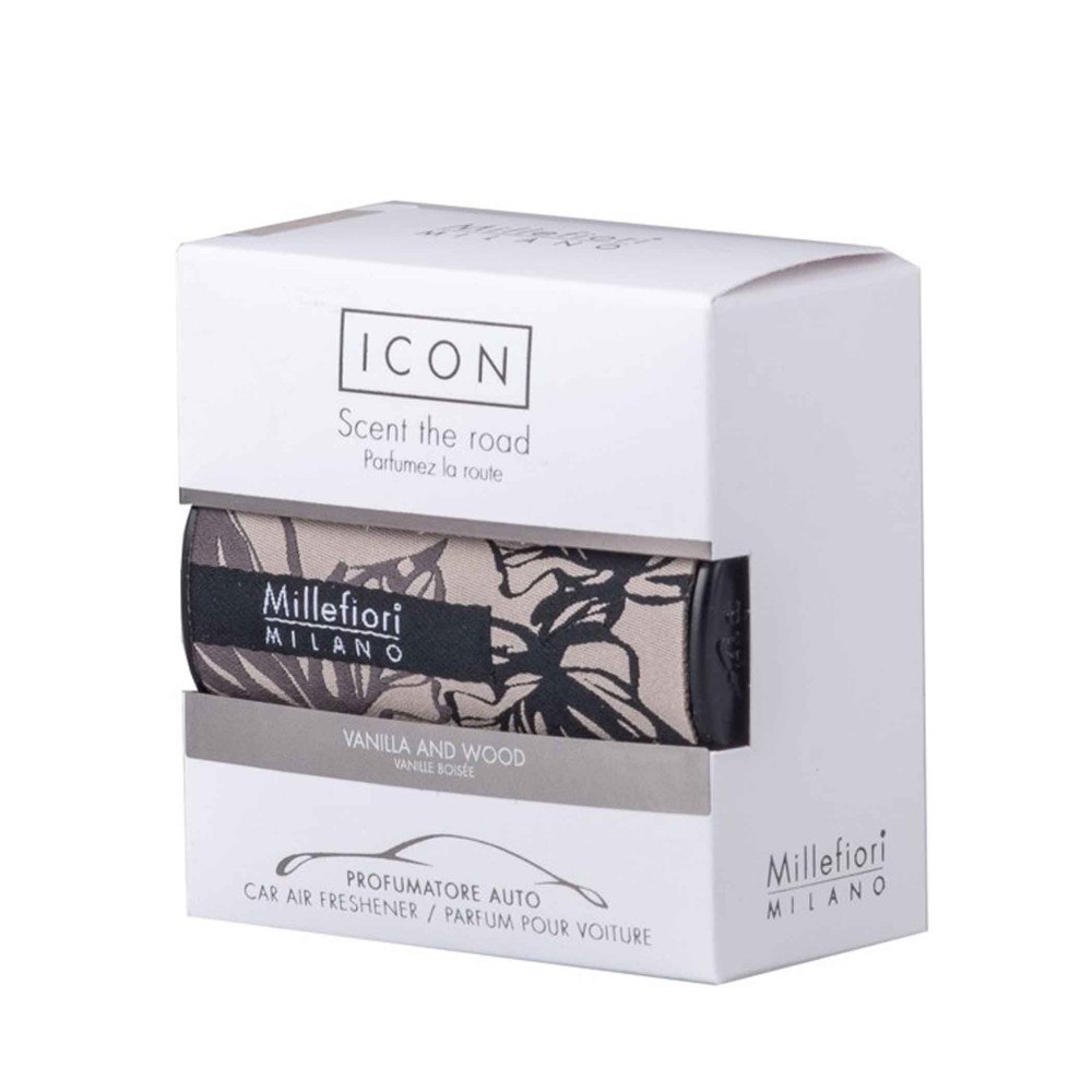 Millefiori Millefiori Icon Textil Vanilla and Wood Car Air Freshener