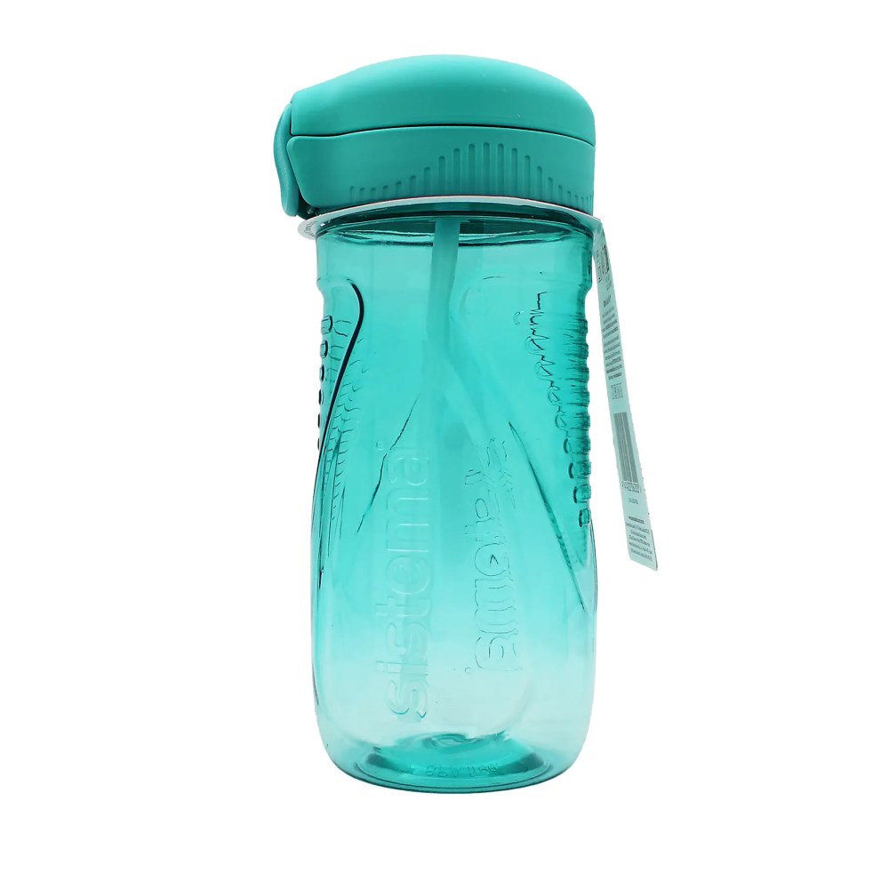 Sistema Sistema Hydrate Quick Flip Top Water Bottle with a Straw 520ml