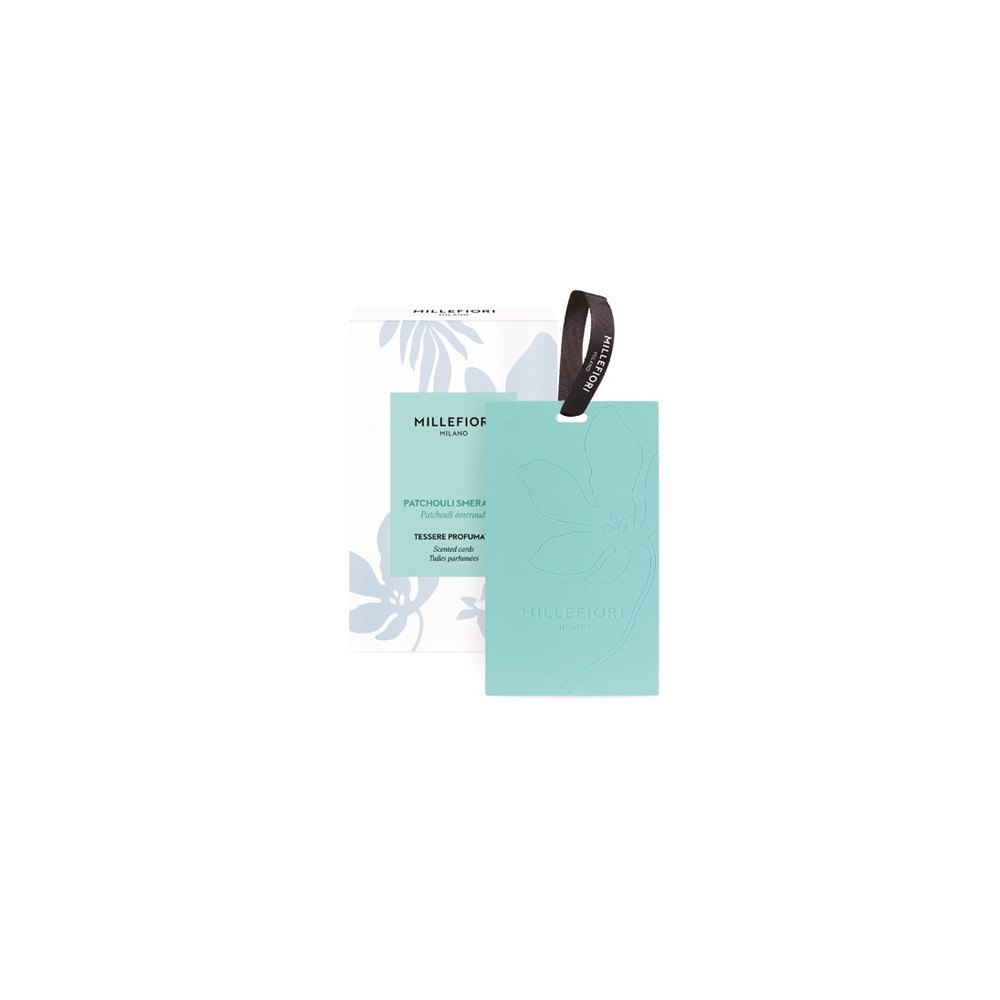 Millefiori Millefiori Patchouli Smeraldo Scented Cards 3pcs