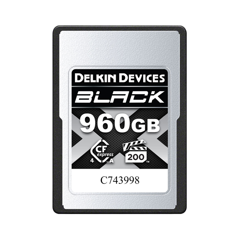 DELKIN Delkin CFexpress 4.0 BLACK | Type A | VGP200, R1830/W1740 (Type A | 4.0) 960GB