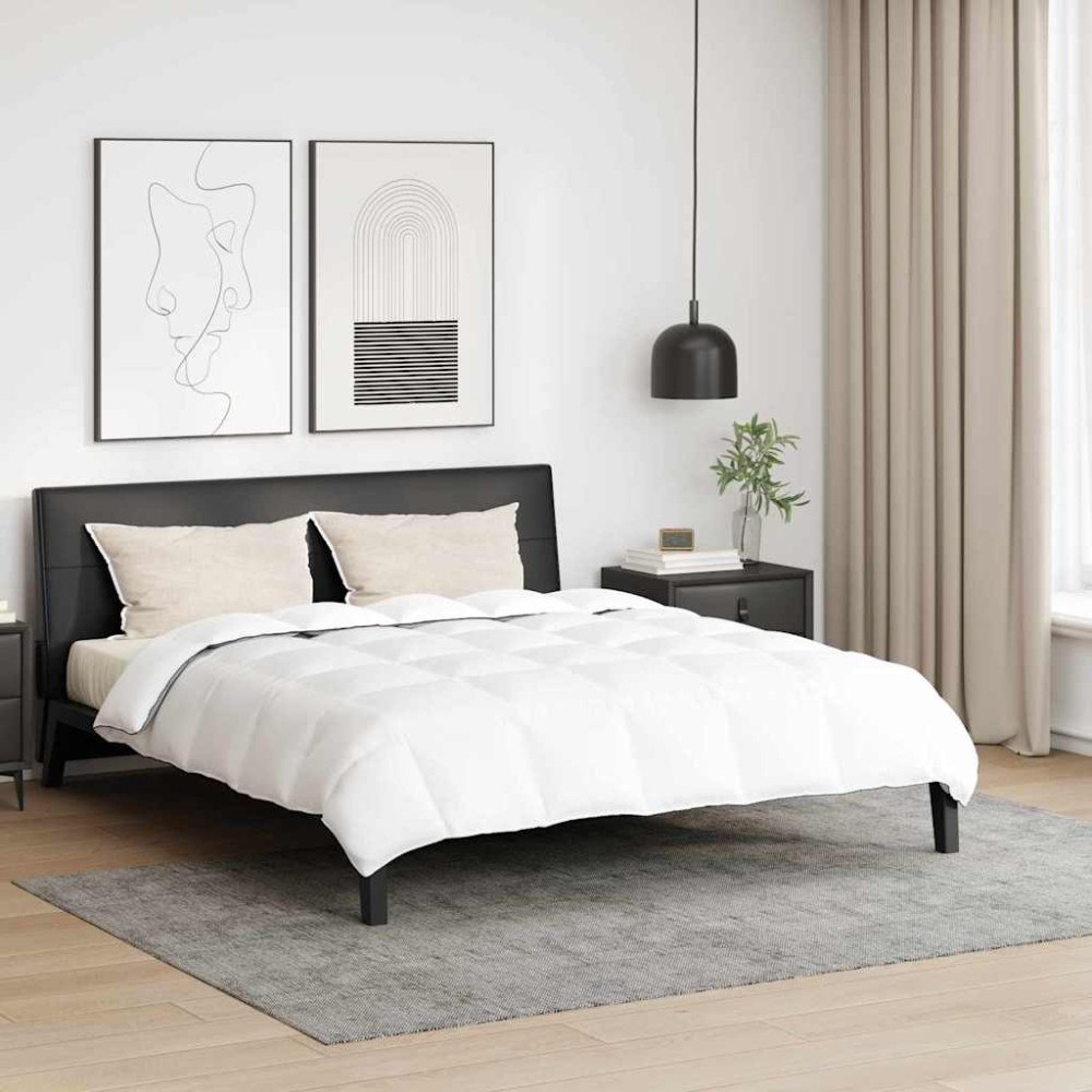 vidaXL Vinter Duvet Set med kudde 3 pcs Vit 240 x 220 cm