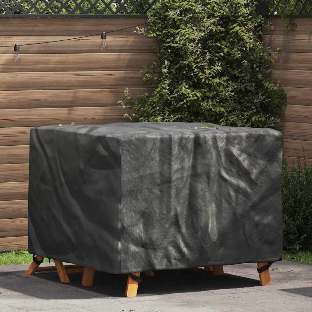 vidaXL Utemöbelsskydd Svart 113 x 113 x 73 cm 420D